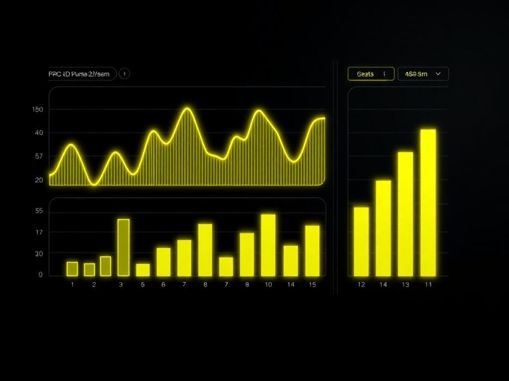 Live financial reporting dashboard